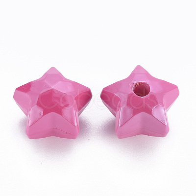 Pearlized Opaque Acrylic Beads MACR-S373-42I-1