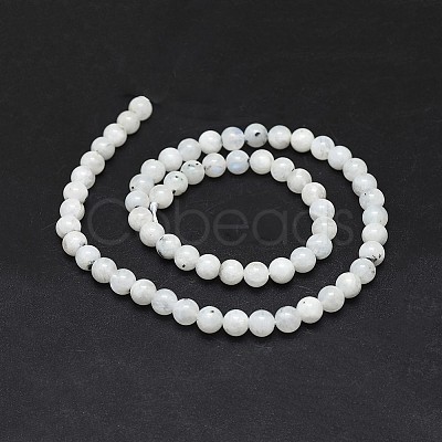 Natural Rainbow Moonstone Beads Strands G-I249-B04-01-1