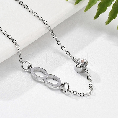 201 Stainless Steel Cable Chain Bracelets BJEW-H205-01C-P-1