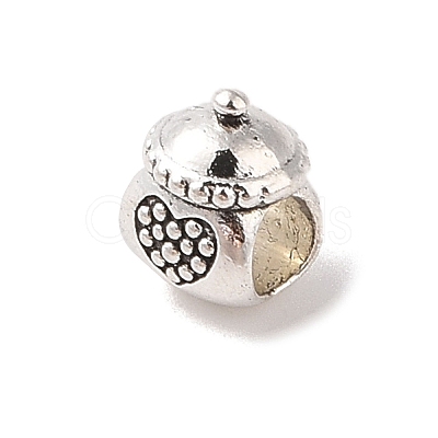 Tibetan Style Alloy European Beads TIBE-Q090-70AS-1