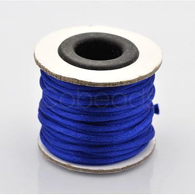 Nylon Satin Rattail Cord X-NWIR-O001-A-08-1