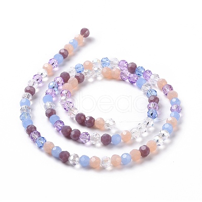 Glass Beads Strands GLAA-E036-09B-1