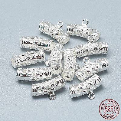 925 Sterling Silver Tube Bails STER-T002-54S-1