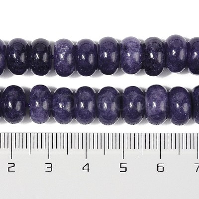 Dyed Natural White Jade Beads Strands G-G107-A13-01-1
