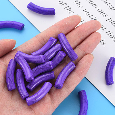 Opaque Crackle Acrylic Beads LS-MACR-S372-002N-004-1