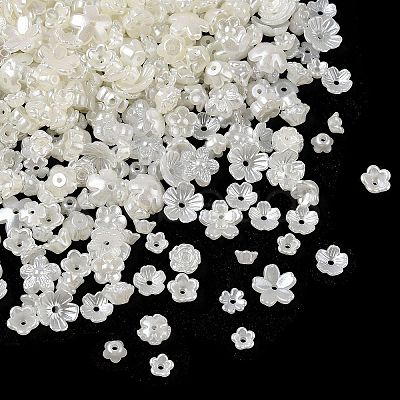 Pearlized ABS Plastic Beads KY-G032-02B-1