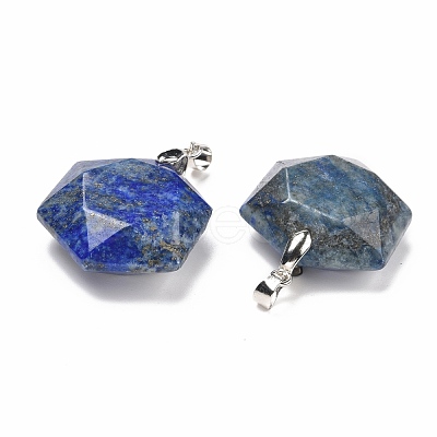 Natural Lapis Lazuli Pendants G-C241-02B-1