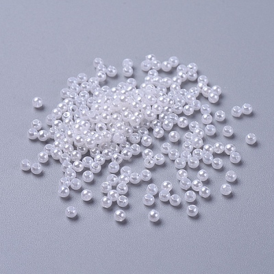 Imitated Pearl Acrylic Beads X-PACR-3D-1-1