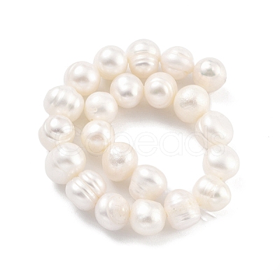 Natural Cultured Freshwater Pearl Beads Strands PEAR-C003-15F-1