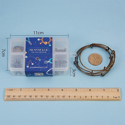 Adjustable Brass Bangles Making DIY-SC0007-03-1