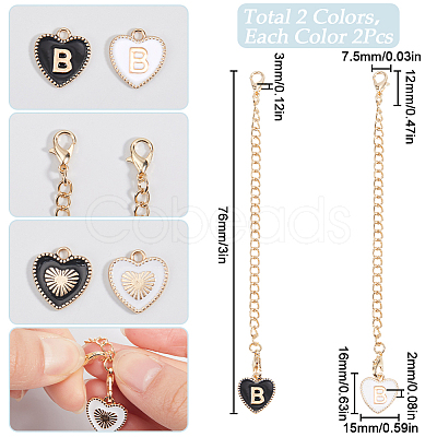 2 Sets Alloy Enamel Cup Pendant Decorations HJEW-SC0001-56B-1