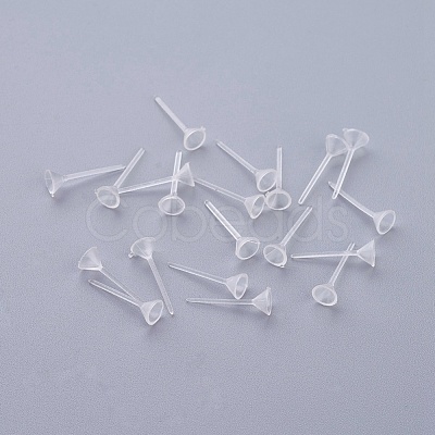 Plastic Stud Earring Findings KY-G006-02-5m-1