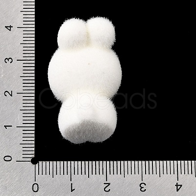 Flocking Opaque Resin Pendants RESI-G128-01N-1