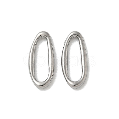 304 Stainless Steel Oval Linking Rings STAS-L300-010A-P-1