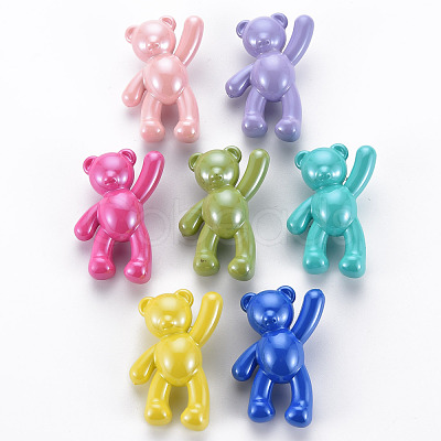 Opaque Acrylic Pendants X-PACR-ZX016-08-1