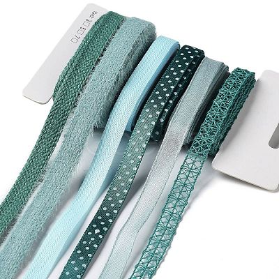18 Yards 6 Styles Polyester Ribbon SRIB-C001-F02-1