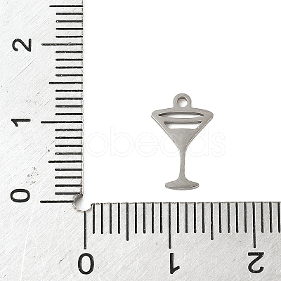 304 Stainless Steel Charms STAS-G355-05B-P-1
