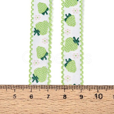 Polyester Strawberry Ribbon OCOR-T016-04G-1
