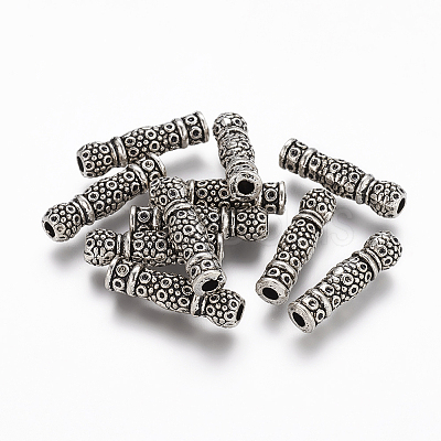 Tibetan Style Alloy Tube Beads LS-LF0658Y-NF-1