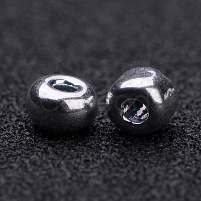 12/0 Electroplate Glass Seed Beads SEED-Q003-02-1