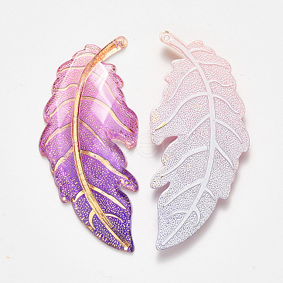 Transparent Acrylic Big Pendants X-TACR-R140-03C-1