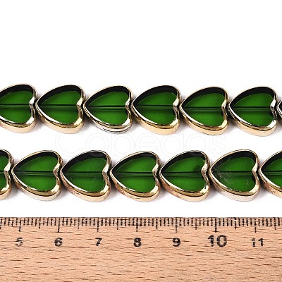 Electroplate Glass Beads Strands EGLA-T021-23D-1