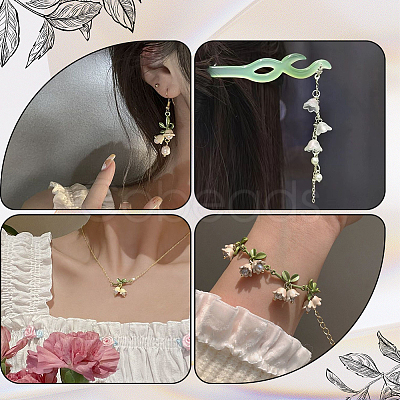 420Pcs 12 Styles Acrylic Pendants TACR-PA0001-06-1
