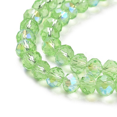 Electroplate Glass Beads Strands X1-EGLA-A034-T6mm-L17-1