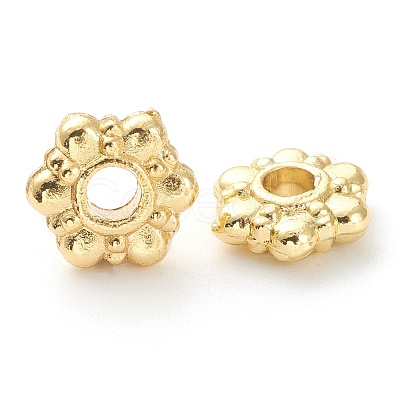 Rack Plating Alloy Spacer Beads KK-J277-29G-1