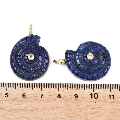 Dyed Natural Lapis Lazuli Pendants G-H353-02G-05-1