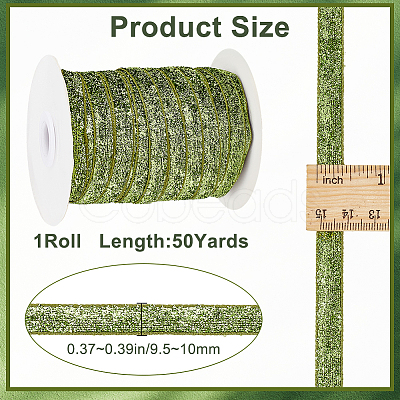 1 Roll Glitter Sparkle Ribbon OCOR-CY0001-04B-1