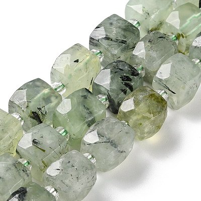 Natural Prehnite Beads Strands G-B065-A06-1