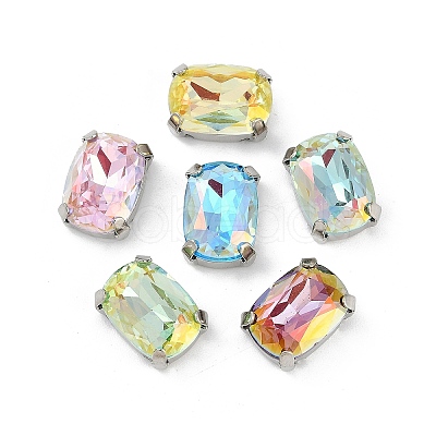 Brass Glass Rhinestone Sew on Rhinestones RGLA-U001-07P-03-1