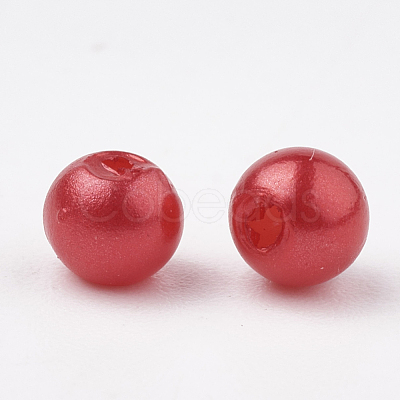 ABS Plastic Beads OACR-Q004-6mm-01-1