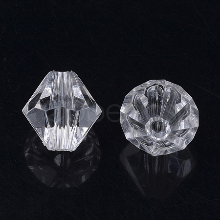 Transparent Acrylic Beads TACR-S146-10mm-01-1
