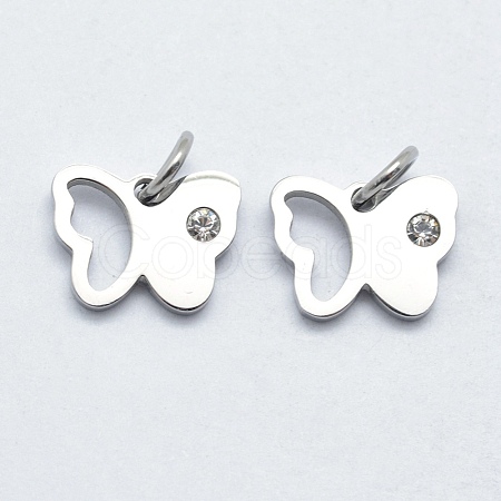 316 Surgical Stainless Steel Pendants STAS-K178-08P-1