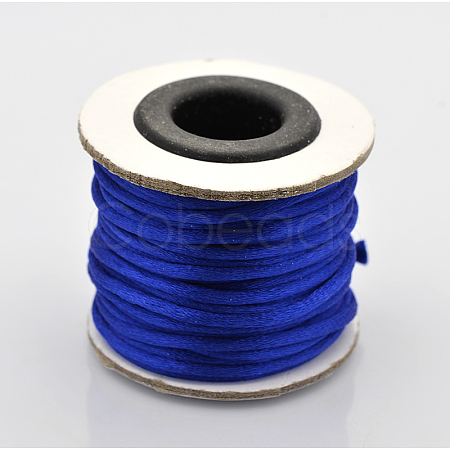Nylon Satin Rattail Cord X-NWIR-O001-A-08-1