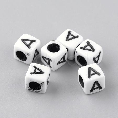 Opaque Acrylic Beads SACR-Q188-02A-1
