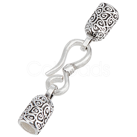 1Pc
S925 Sterling Silver Cord Ends STER-BC0001-02-1