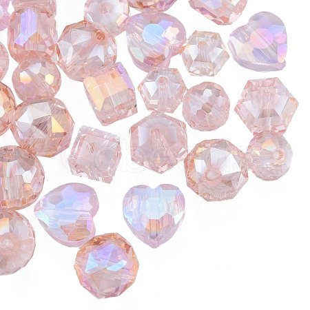 Transparent Glass Beads EGLA-N002-49-B01-1