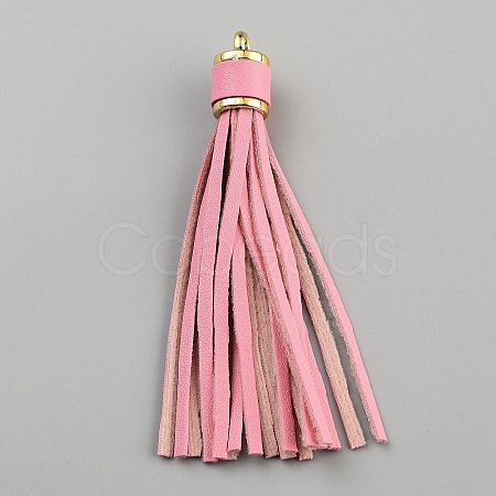 Imitation Leather Tassel Pendants FIND-WH0148-154G-1