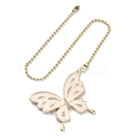 Butterfly Alloy Rhinestone Ceiling Fan Pull Chain Extenders FIND-JF00115-06-1