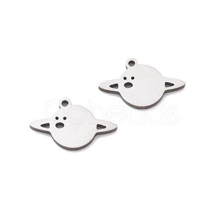 201 Stainless Steel Charms STAS-V001-17-1