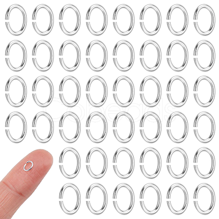 50Pcs S925 Sterling Silver Jump Rings STER-GA0001-47-1