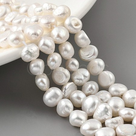 Natural Cultured Freshwater Pearl Beads Strands PEAR-A006-08C-1