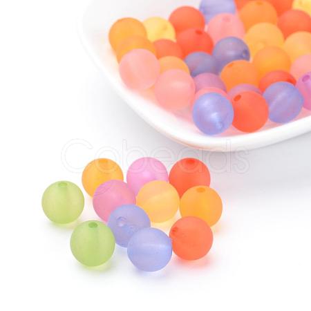 Round Transparent Acrylic Beads PL705M-1