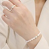 5Pcs Natural White Shell Beads BSHE-CJ0001-07-6