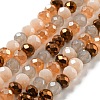 Glass Beads Strands EGLA-A034-M4mm-34-2