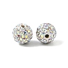 Polymer Clay Rhinestone Beads RB-N006-18-3