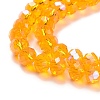 Electroplate Glass Beads Strands EGLA-A034-T3mm-L11-3